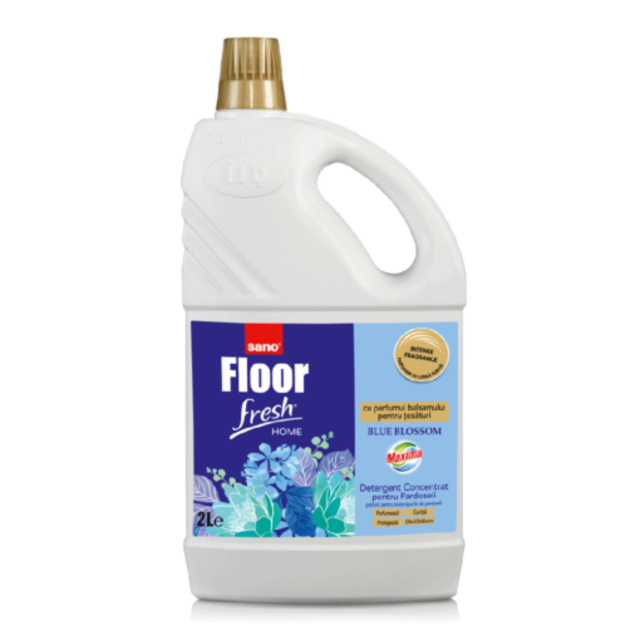 Detergent pentru pardoseli Sano Floor Fresh Home, Blue Blossom 2 L